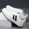 Spring Men's Shoes Breathable Thin 2025 New Trendy Shoes Leather Versatile Casual Board Shoes Soft Cowhide White Shoes Men