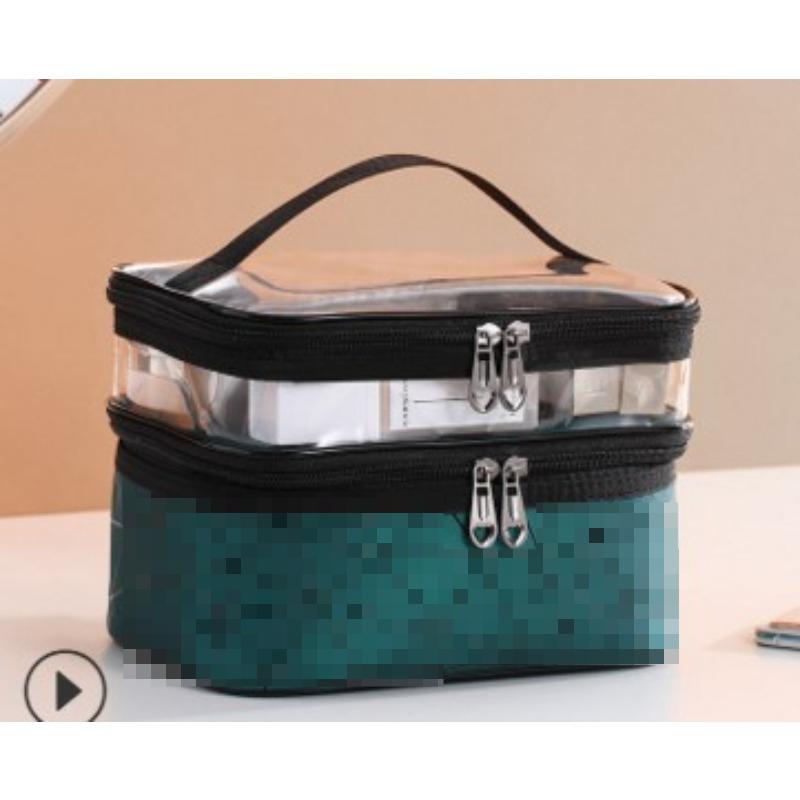 Transparent Makeup Bag Female Network Red Large Capacity Travel Girl Portable Waterproof Toiletry Bag Cosmetics Storage Bag