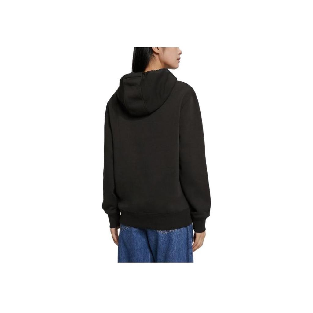 Calvin Klein Logo-Print Kapuzensweatshirt Unisex-Sweatshirt Schwarz J323238-BEH