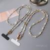 Mobile Phone Hanging Chain Crossbody Can Carry Women's Crystal Sparkling Diamond Ball Strap Chain Universal Phone Case