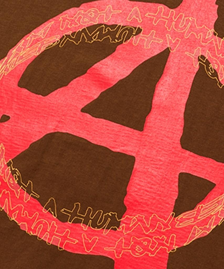 Aimnaseohyumeonbiing Peace Logo Tee - Brown