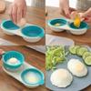 with Lid Microwave Egg Poacher Non-stick Egg Maker Food Grade Pans Egg Poacher  Breakfast
