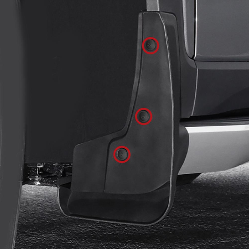 Wheel Liners Car Splash Guards ABS Material Quick Fitment 4-piece Set Front And Rear Car Tire Mudguard Mudguards