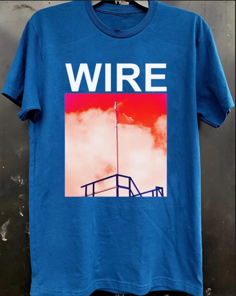 NOUVEAU T-shirt Manches Courtes Bleu Toutes Tailles AL766 T-shirt Unisexe Affiches Fil de Fer