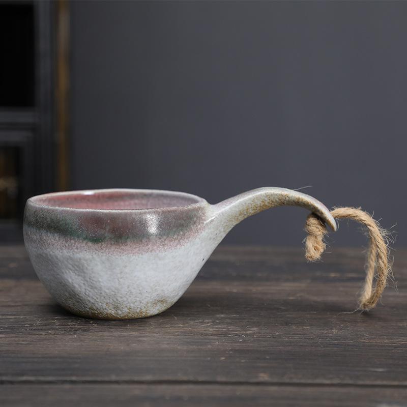Ceramic Retro Coffee Cup Japanese Coarse Pottery Tableware Creative Sub Outdoor Camping Tableware Cup