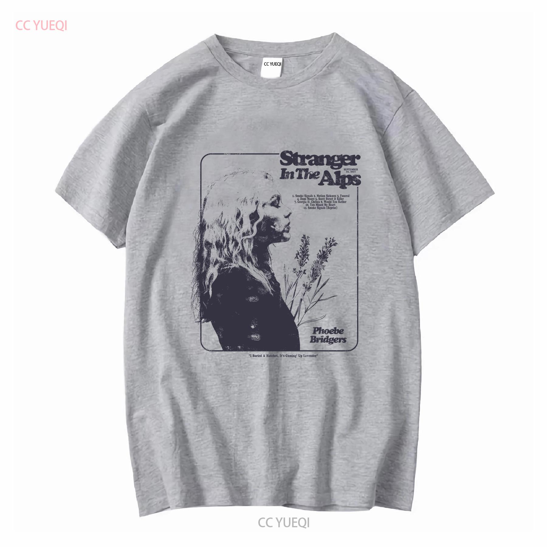 Phoebe Bridgers Strangers in the Alps T shirt Im so Blue Heavy cotton NH7161 long sleeves vintage Washed graphic Unisex S