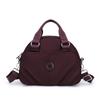 Women's Wrinkled Bag Solid Color Handbag Middle-aged Mother Bag Large Capacity Shoulder Crossbody Bag