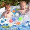Reusable Water Balloons for Kids No Magnets Silicone Leak-Resistant Refillable Water Splash Balls Summer Water Toys for Outdoor