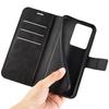 For Realme 14 5G Stand Case Anti-Scratch Calf Texture Leather Phone Cover