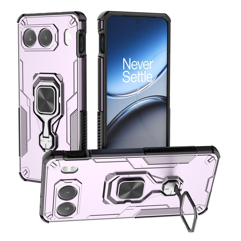 For OnePlus Nord 4 Case Rotatable Ring Kickstand PC+TPU Shockproof Phone Cover