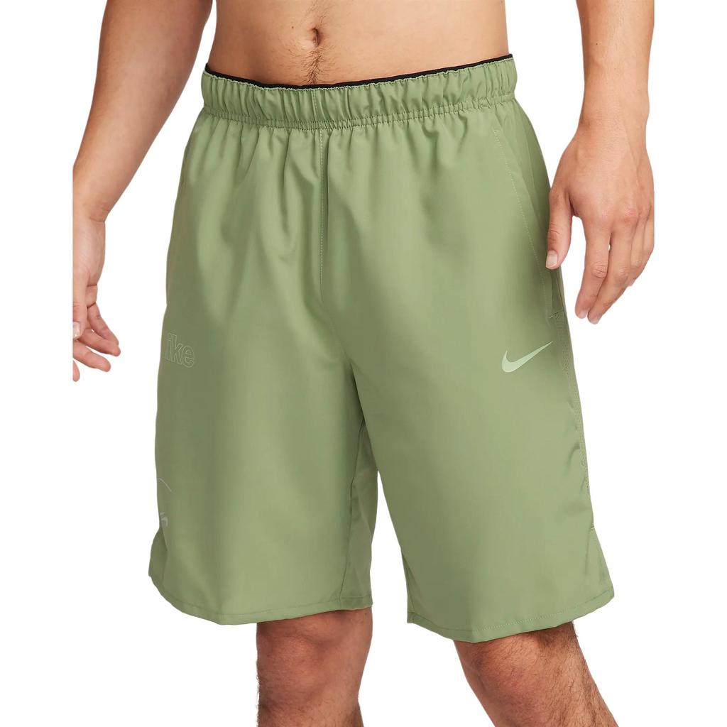 New Nike Running Shorts Men's Oil Green FN7296-386
