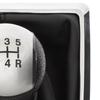 Ford Focus Mk2 04-08 Gear Shift Knob Silver & Gaiter with Chrome Frame 5 Speed