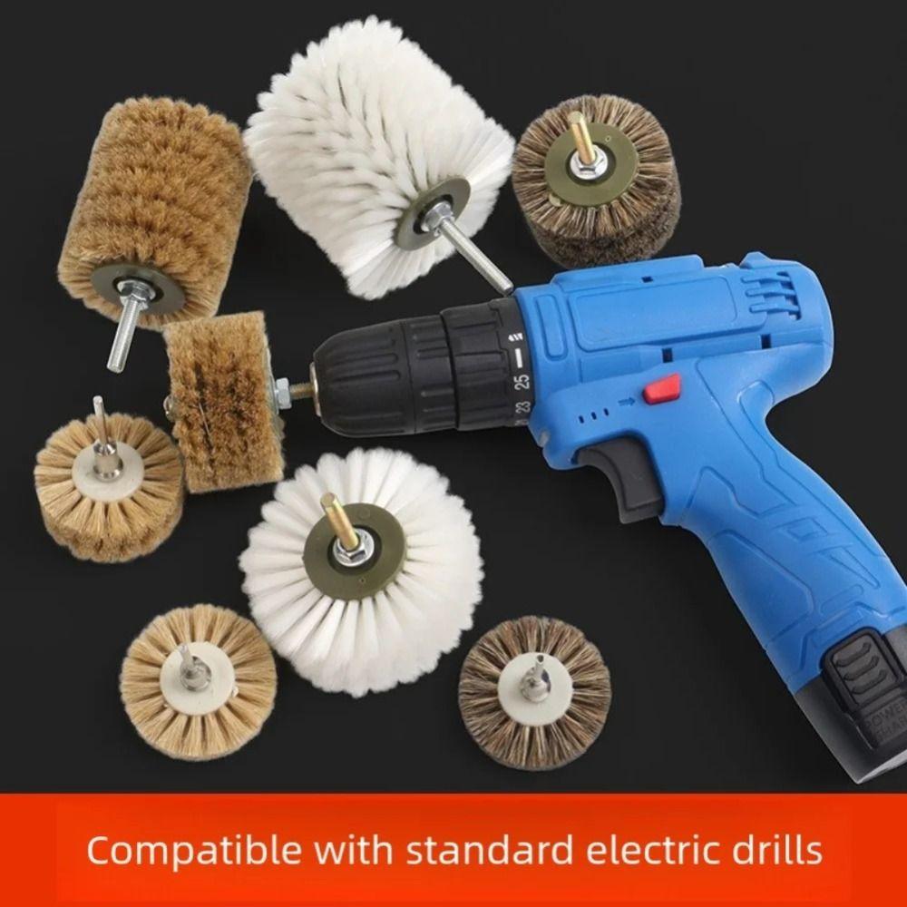 Thickened Circle Brush Bristle Brush Head Bristle Brush Quick Glue Removal