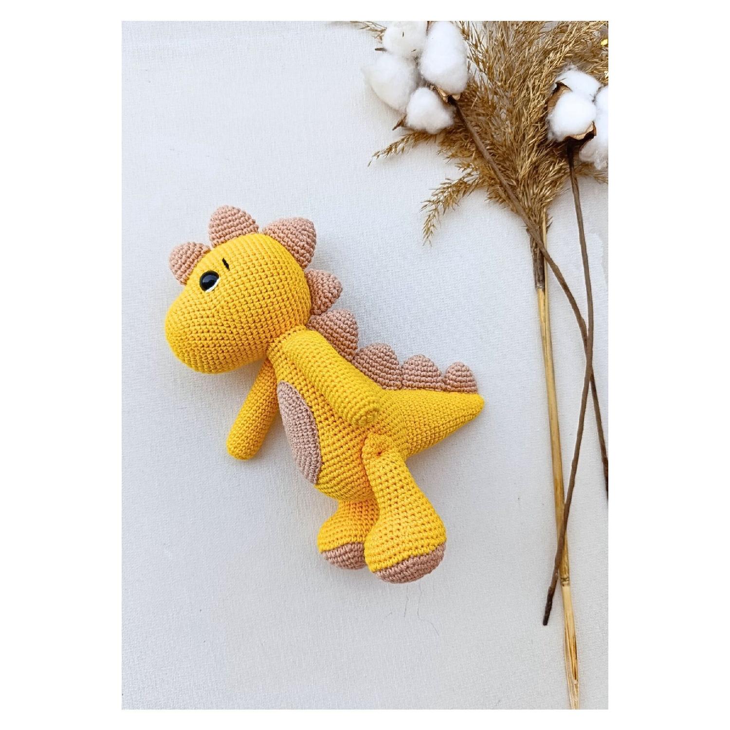 

Серия Amigrumi Dino Wonderful Animals 24 см - желтый коричневый