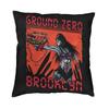 O Type Negative Logo Goth Heavy Metal Band Cushion Cover Double Side 3D Printing Throw Pillow Case Pillowcase Home Decorative