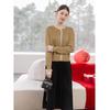 MOKANA Women's Long-Sleeve Casual Midi Dress