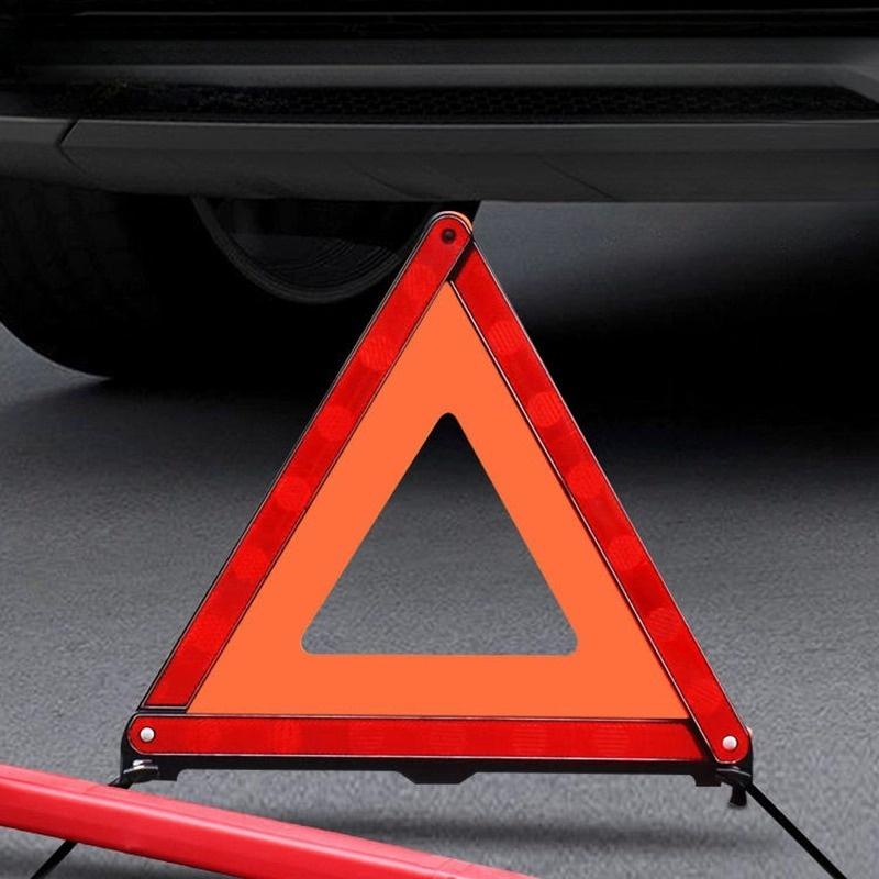 Triangolo Di Emergenza Omologato - Riflettente, Pieghevole, Per Auto - Foto 5