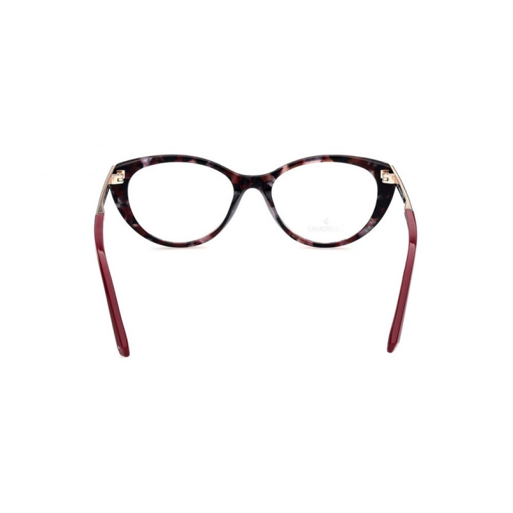 Swarovski Sk5413 Cat Eye Eyeglasses Red