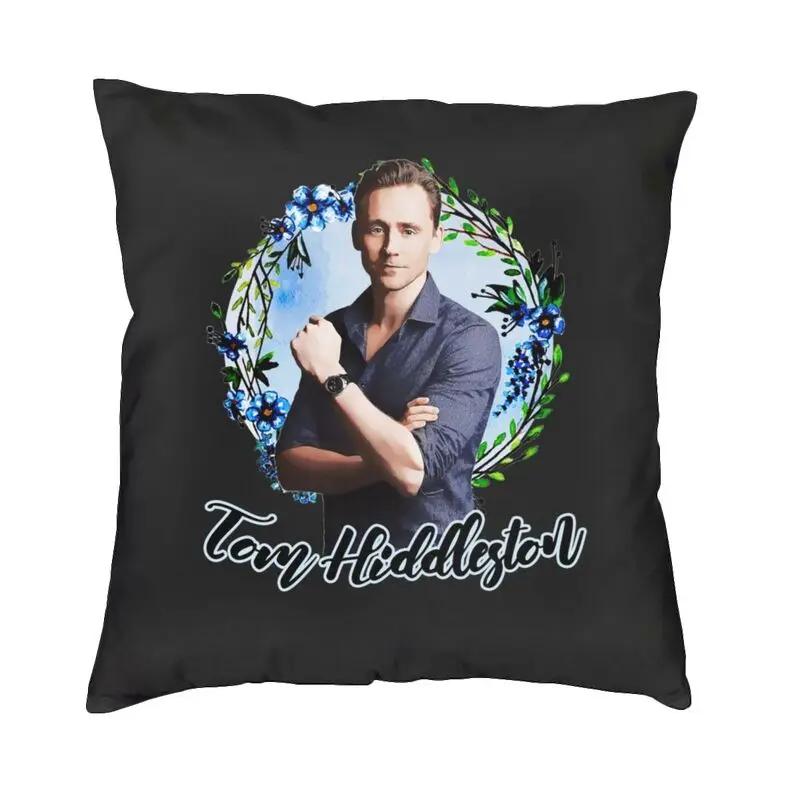 Cool Tom Hiddleston Collage Pillow Case Home Decor 3D Double Side Print Actor Cushion Cover For Car Decoration Salon