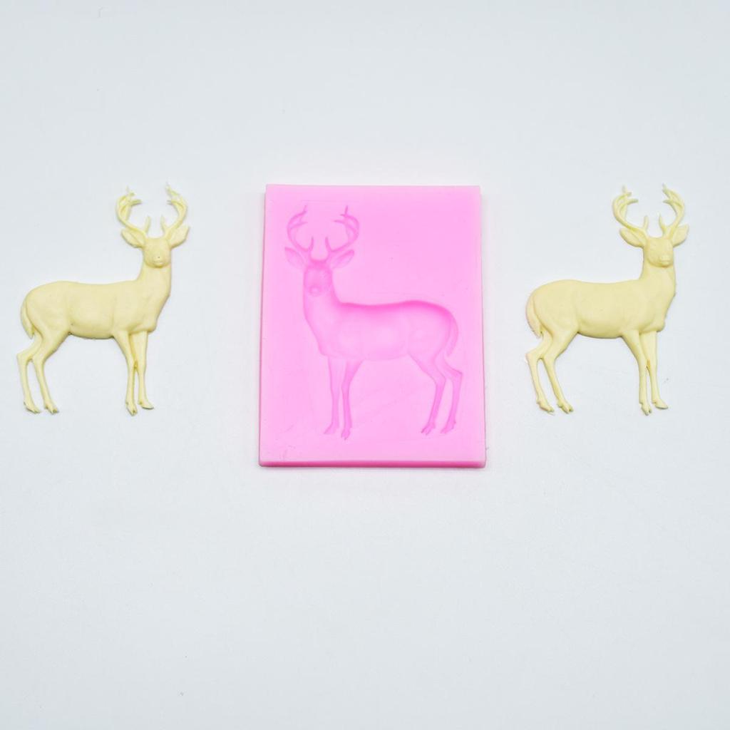 Christmas Reindeer & Snowflake Silicone Mold for Cake Decoration & DIY Baking