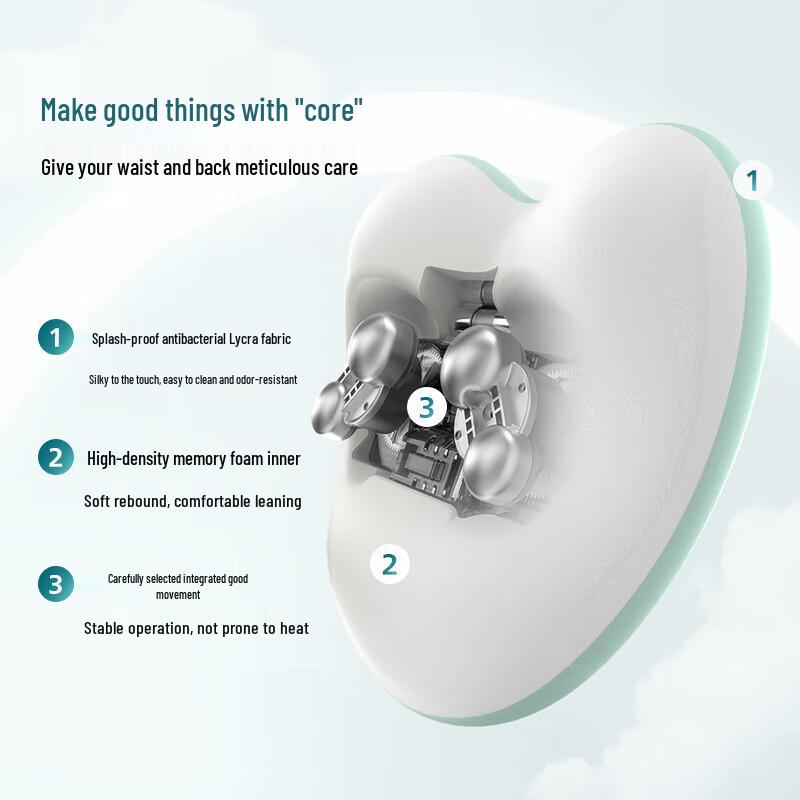 Philips Wireless Lumbar Massage Pillow