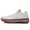 Li Ning WOW 2 '305' Rutschfest Leicht Niedrig geschnitten Basketballschuhe Unisex Weiß Rot ABAJ007-6