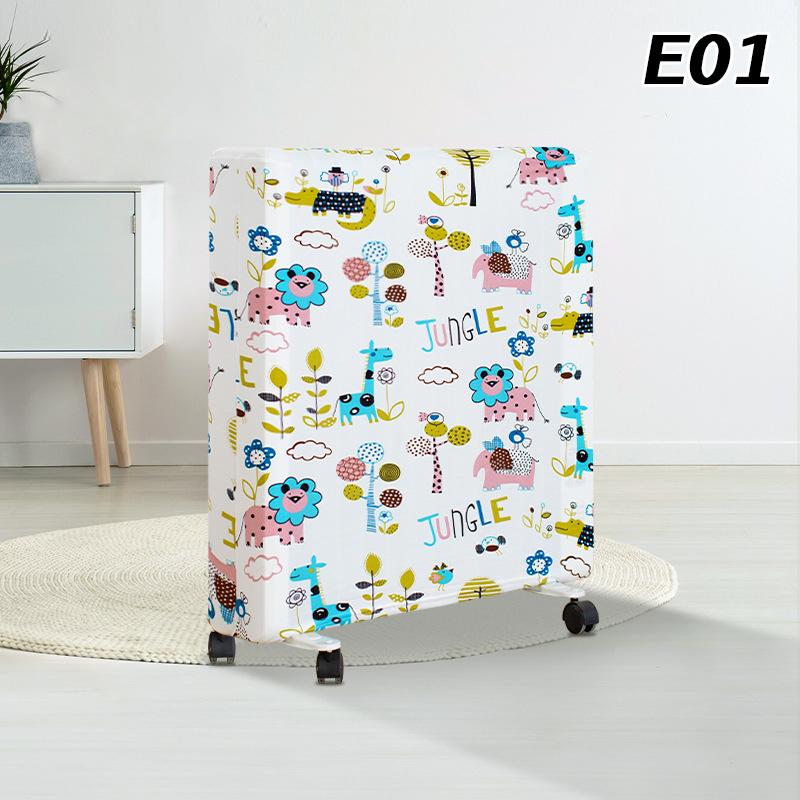 Radiator Dust Cover Cartoon Print Household Oil Tin Dust Cover Heater Dust Cover Electric Heating Dust Cover Home Storage Clean
