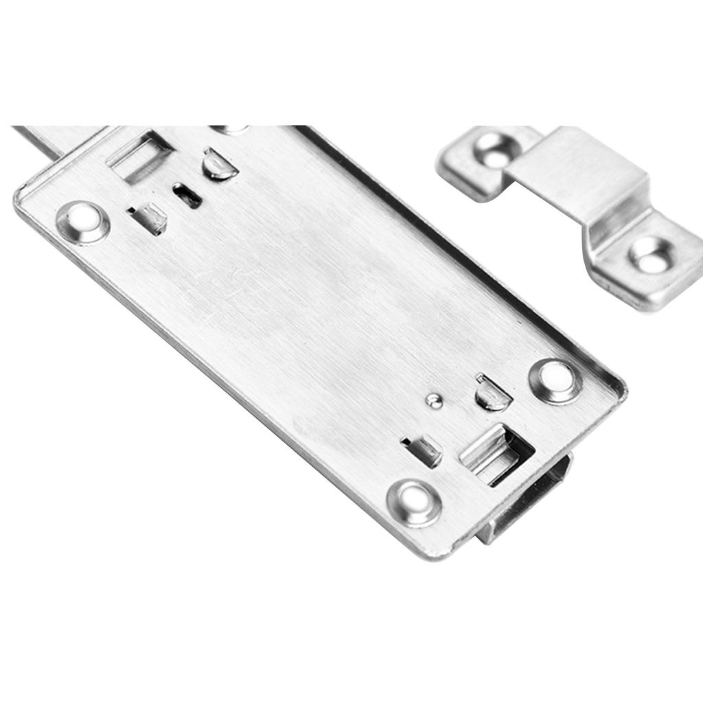Stainless Steel Slide for Latch Lock Thickened Metal Sliding Bolt Door Lock Safety Door Barrel Bolt Privacy Catch for La