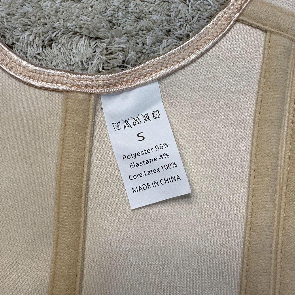 Platinum Edition Latex Waist Trainer: 15 Steel Bone Tummy Control Vest