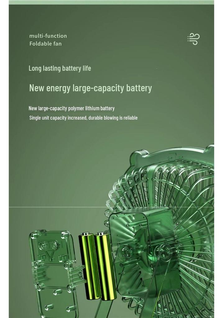 Portable No-Drill, Silent Wall-Mounted Cooling Fan for Kitchen, Toilet, and Dormitory