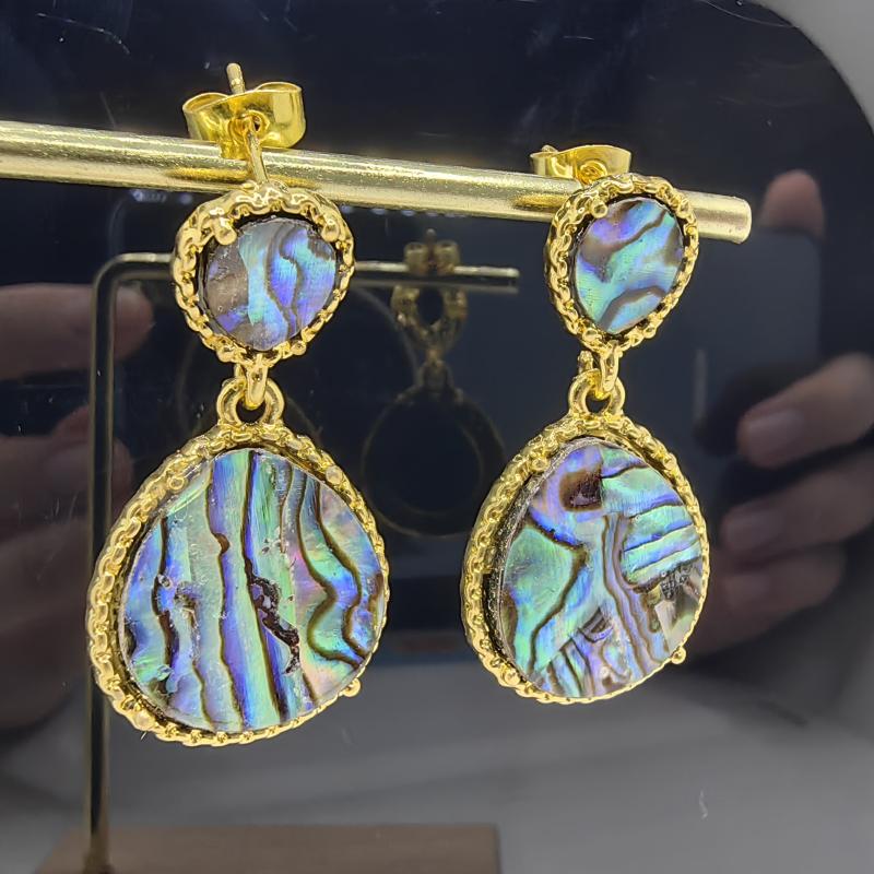 

Серьги с абстрактной живописью. Женские уникальные элегантные серьги. разноцветный