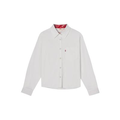 Levis Relaxed Comfortable Versatile Simple Shirt Women Tops 006Q7-0000
