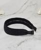 Maia Geometric Pattern Headband - Black