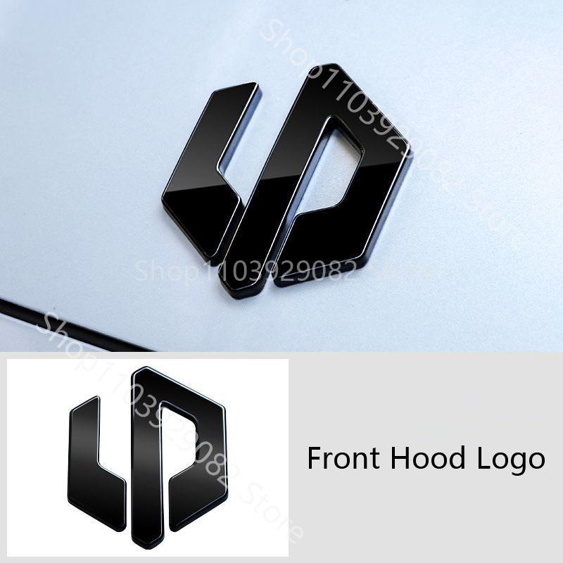 For Leapmotor C10 Steering Wheel Car Blackening Modification Logo Letters Front Rear Automotive Badges Modification Sticker