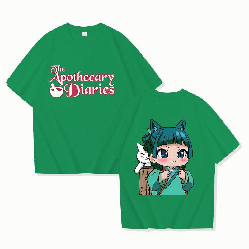 New Anime The Apothecary Diaries Printing T Shirts Women Fashion Short Sleeve T Shirt Unisex Cool Summer Casual Loose T-shirt