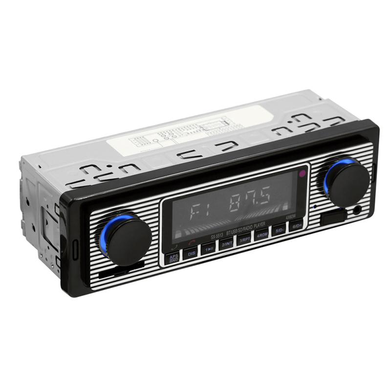 Car Mp3 Player Hd FM Radio Bluetooth-compatible Hands-free Call U Disk Card Aux Radio With Remote