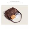 South Korean Niche Design Soft Dumpling Bag Women's Suede Retro Commuting Shoulder Cross-slung Tote