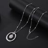 Sweater Chain Women'S High-End Sense Light Luxury Exaggerated Fashion Necklace Jewelry Alloy Long Necklace