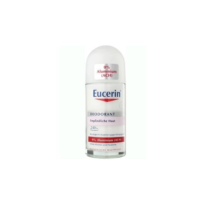Déodorant - EUCERIN - Eucerin Roll On 50ml - 0% Aluminium - Peau Sensible - Sans Sels D'aluminium