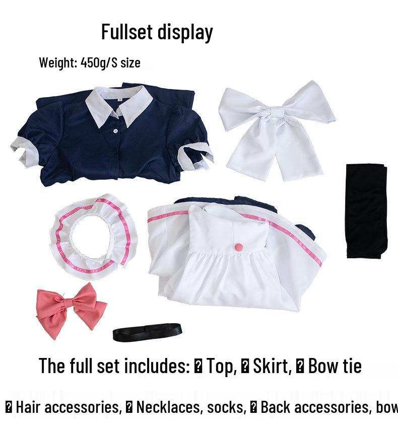 

Bold Ayase Momo Maid Outfit with Supernatural Weapon Cosplay Costume - Two-Dimensional Anime Clothing Small