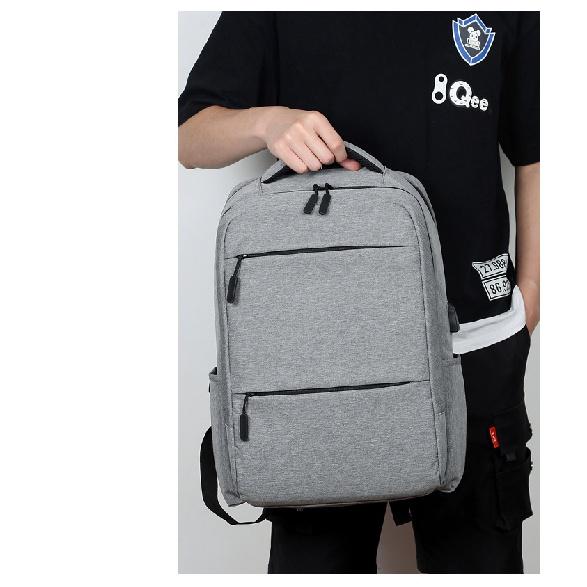 Vattentät slitstark ryggsäck med stor kapacitet avslappnad reseryggsäck unisex student laptop