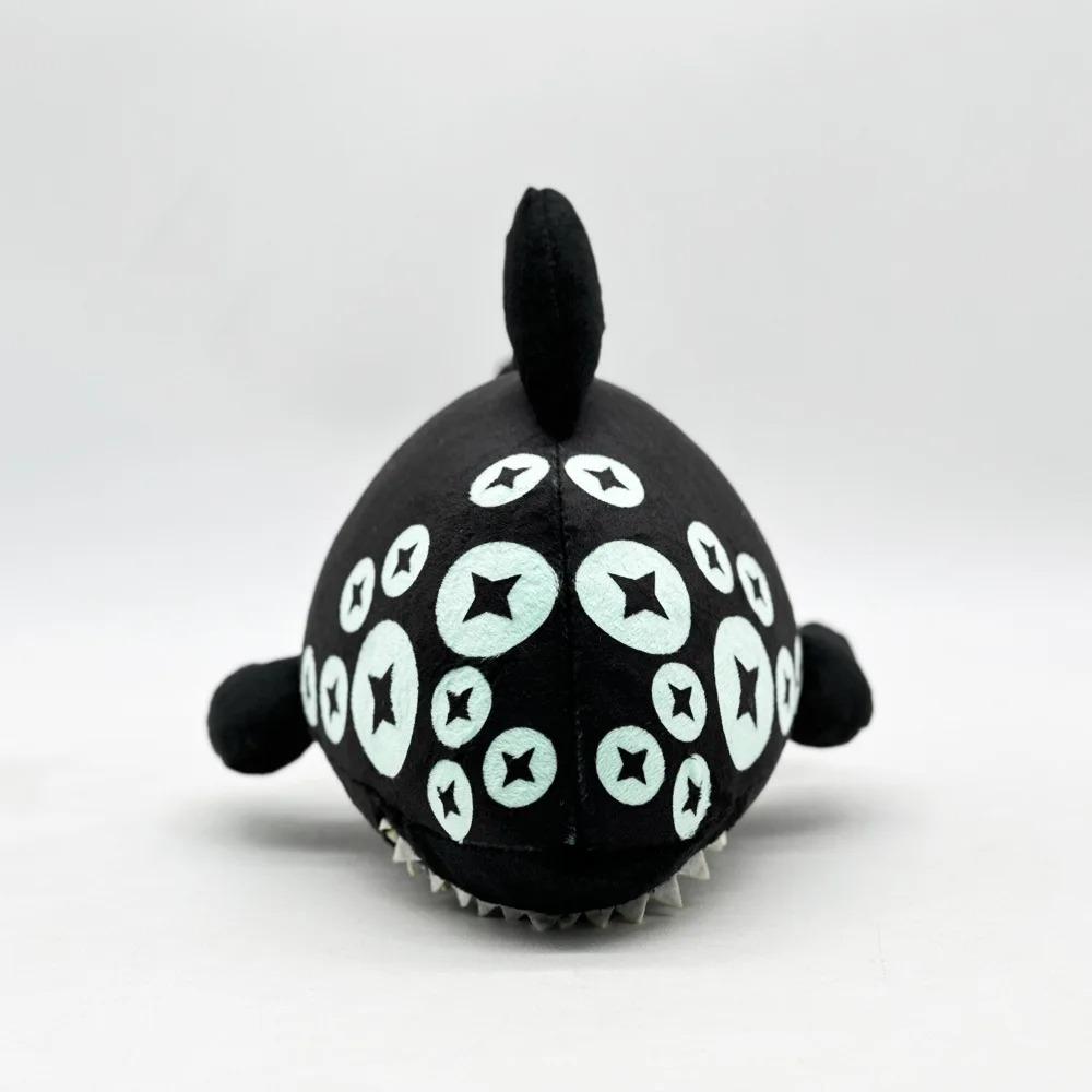 Eyefestation Pressure Plush, Soft Shark Stuffed Animal, Cute Plushie Mascot Toy Gift for Game Fans