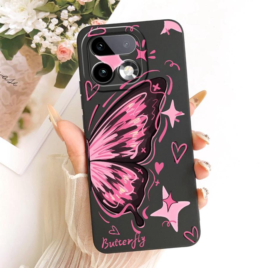 Case For Realme 16 Pro Plus Capa Flower Butterfly Phone Casing Realme16 16Pro 16 Pro+ Funda Soft Silicone TPU Covers
