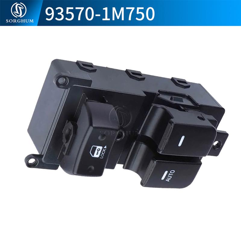SORGHUM 93570-1M750 Car Master Power Window Lifter Control Switch Button for Kia Cerato 2011 2012 2013 2014 2015 2016 935701M750