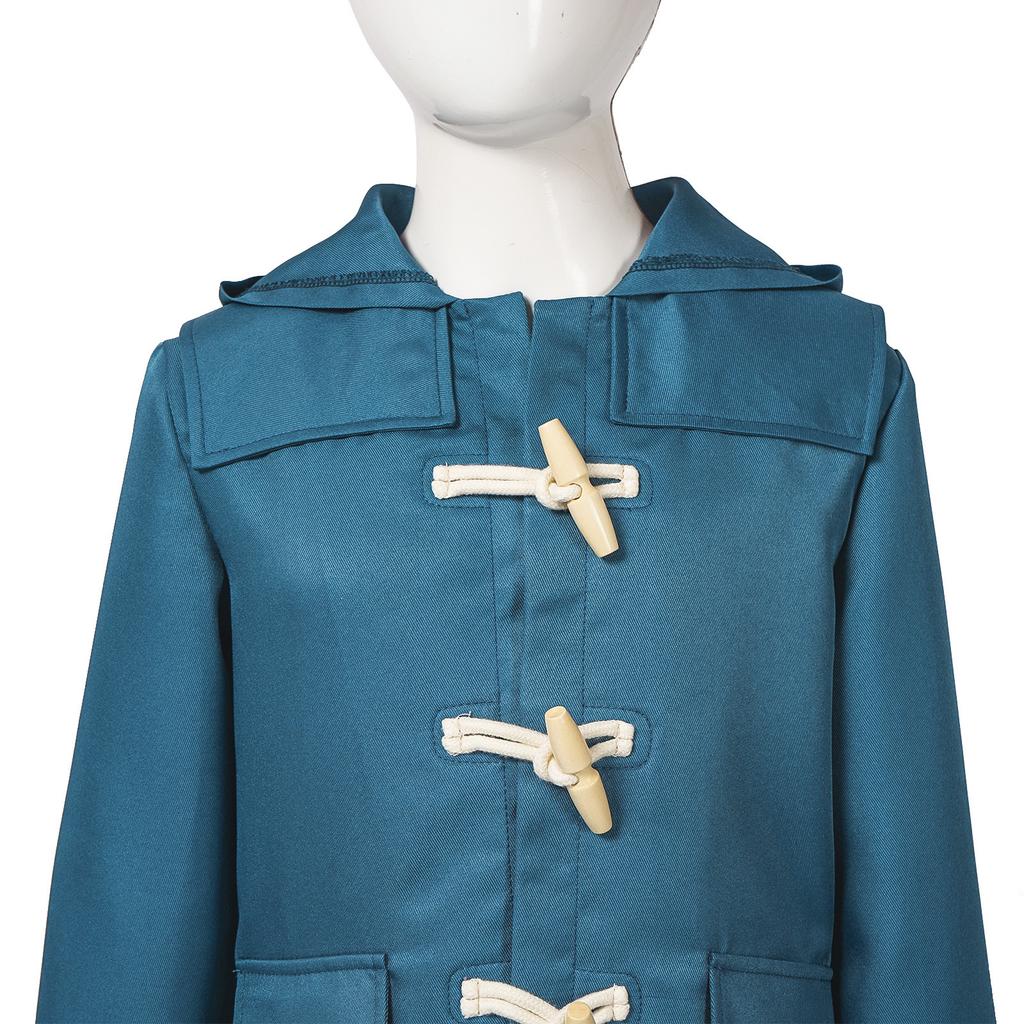 Paddington Bear Cosplay Set, Classic Movie Cartoon Character Stage Outfit