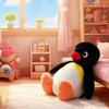 Peluche Pinguino Antartico Seduto Alto 30 Cm Con Occhi Rotondi E Testa Nera - Un Carino Oggetto Decorativo Per Bambini Come Regalo
