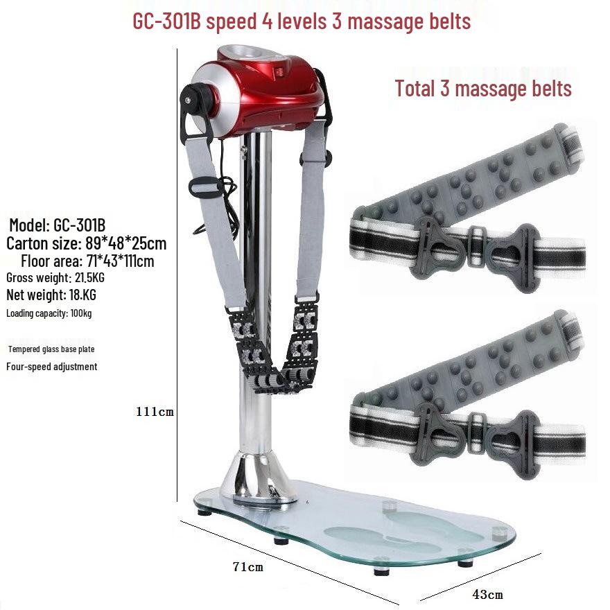 Beauty Body Slimming Massager: Whole Body Shaking Machine for Waist, Fat Burning, and Indoor Fitness.