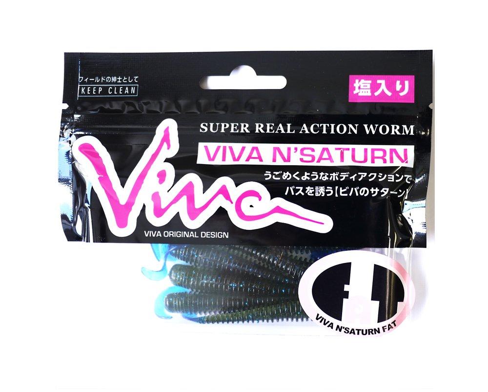 CORMORAN Lure Viva Saturn Fat 3 #524 WM Blue/BL Tail 3inch