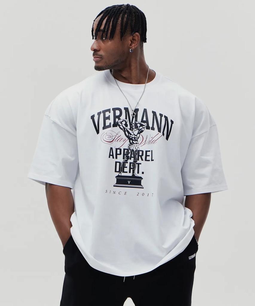 Beleumaneopaeleol Muscleman Oversized Short Sleeve T-Shirt 3 Colors