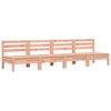 Garden Sofas Without Armrests 4 pcs Solid Douglas Fir Wood